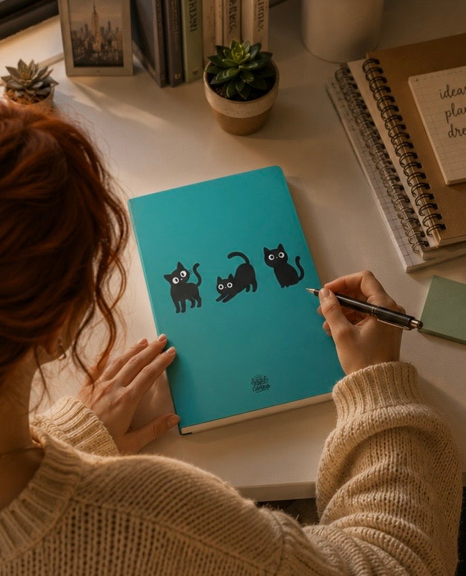 Because… Cats — Softcover Journal/Notebook