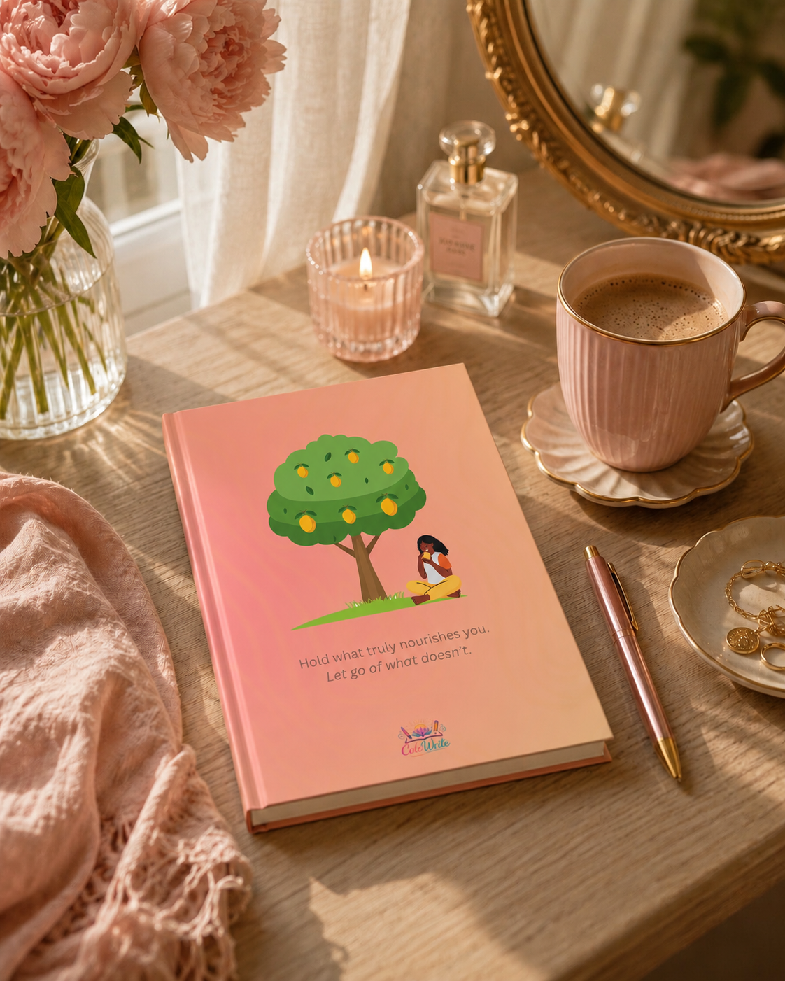 Hold What Truly Nourishes You — Hardcover Journal