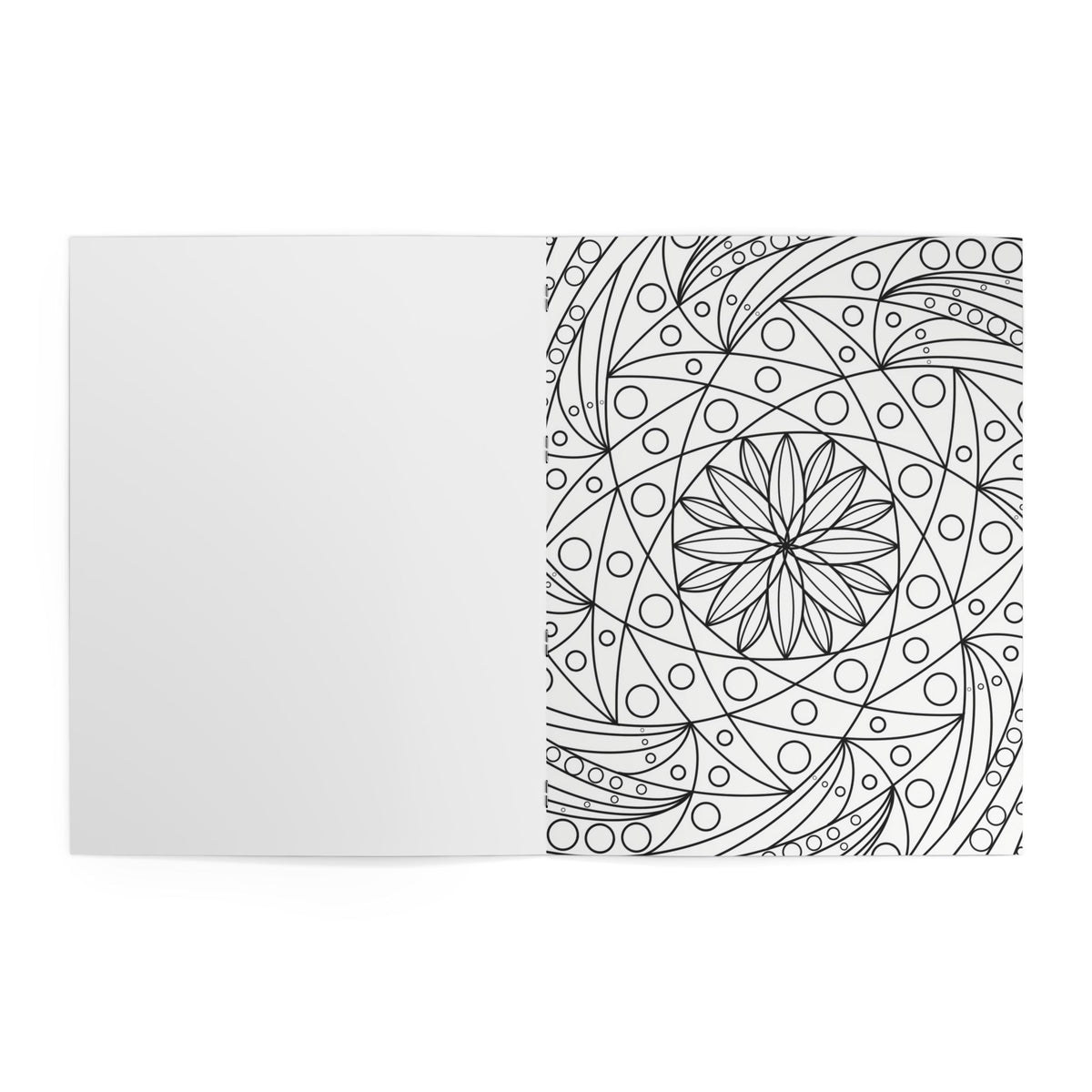 Chrometry (No. 3) — Adult coloring book with geometric floral-inspired patterns & shapes