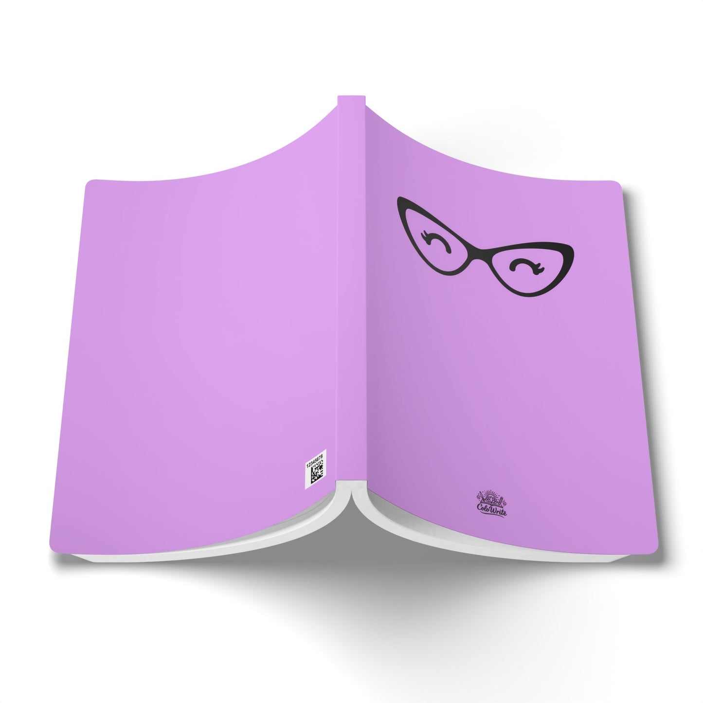 Smiley Glasses in Pink — Softcover Journal/Notebook