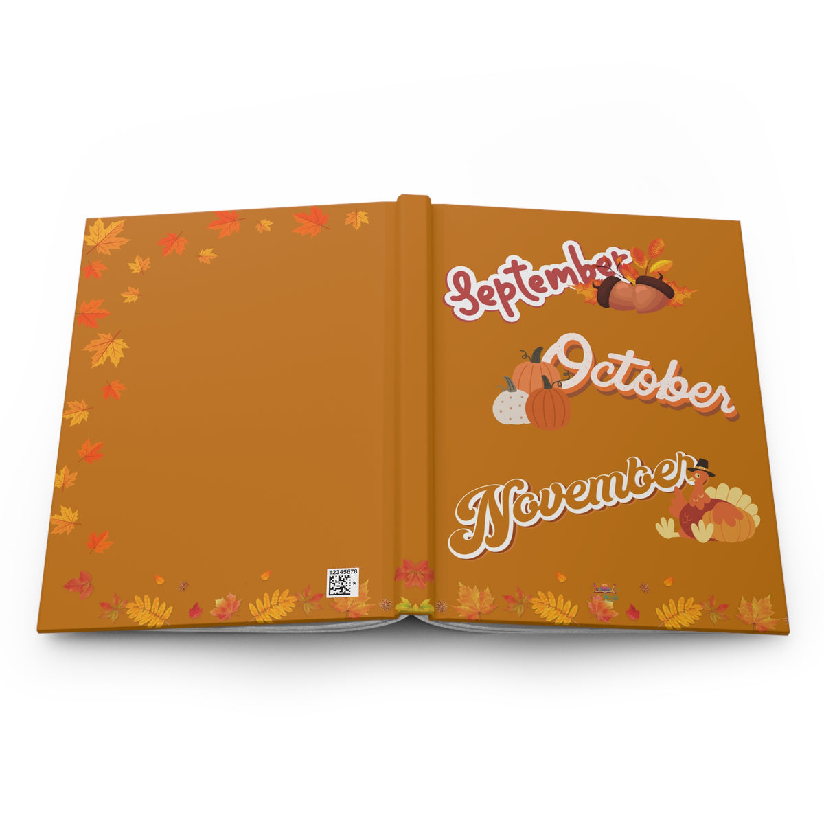 Autumn/Fall Season — Hardcover Journal