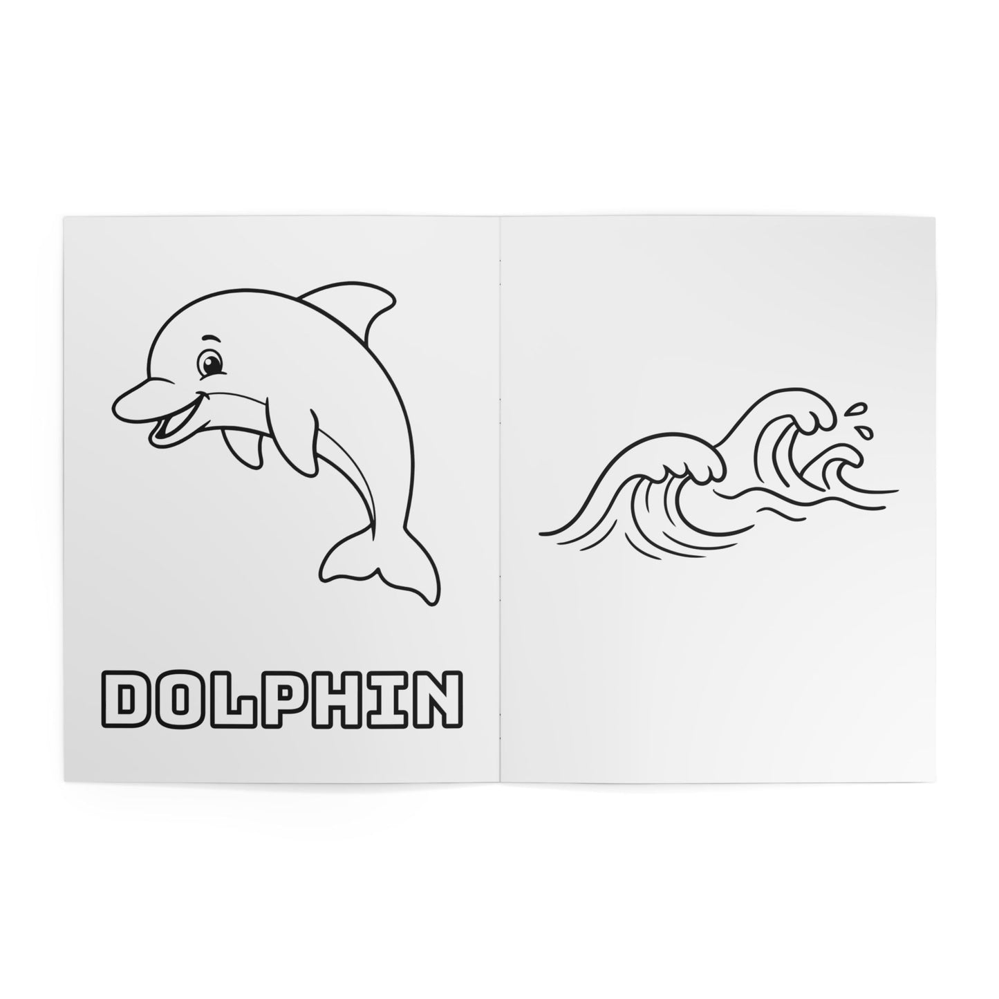 Sea Animals — Coloring Book for Kids (3-5y)