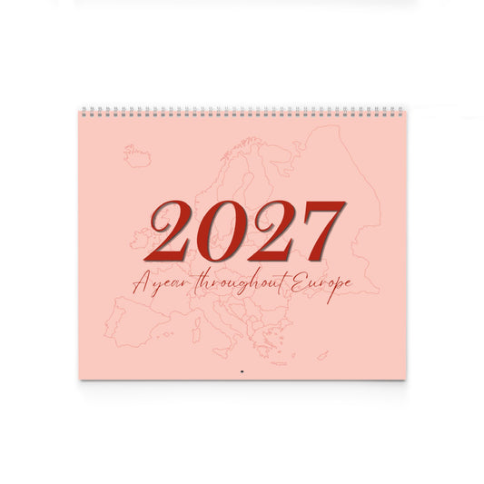A year throughout Europe  — Wall Calendar