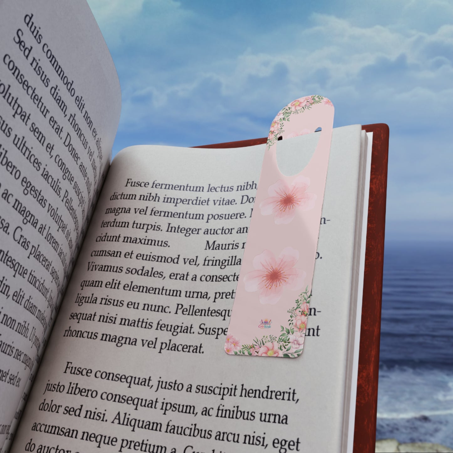 Floral Pink — Bookmark
