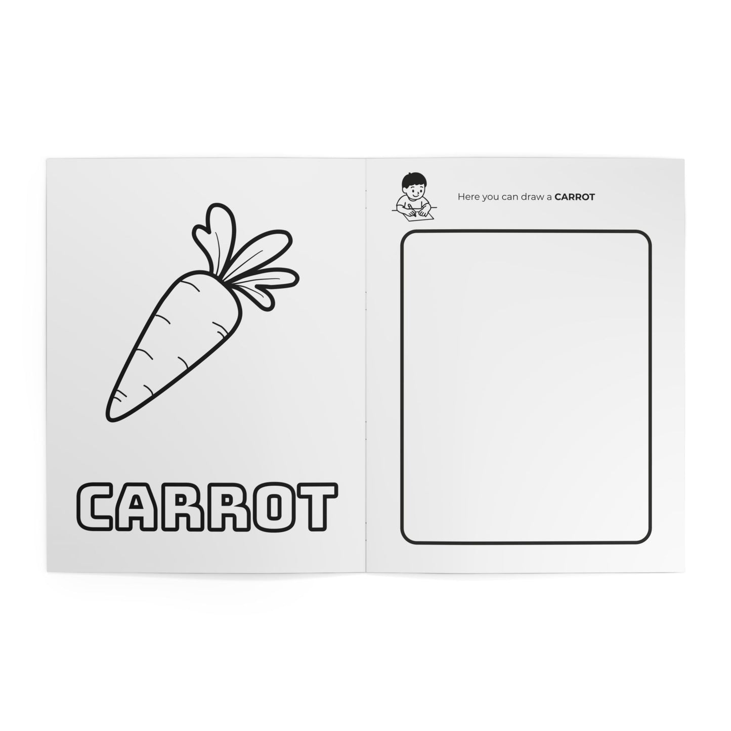 Veggies — Coloring Book for Kids (3-5y)