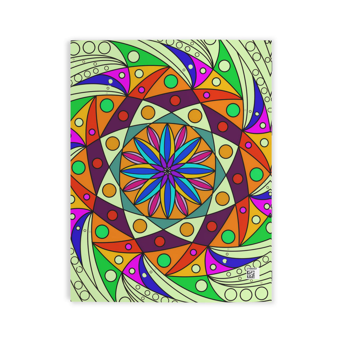 Chrometry (No. 3) — Adult coloring book with geometric floral-inspired patterns & shapes