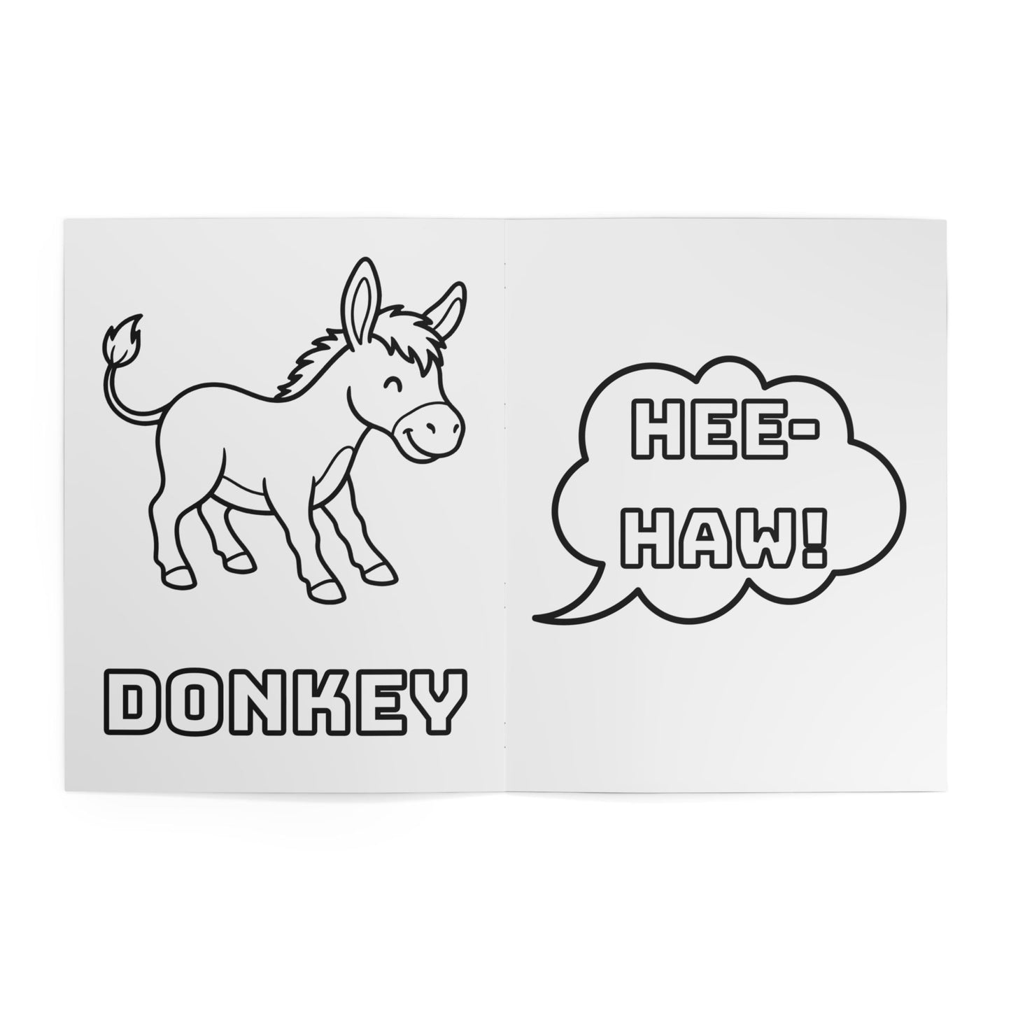 Farm Animals — Coloring Book for Kids (3-5y)