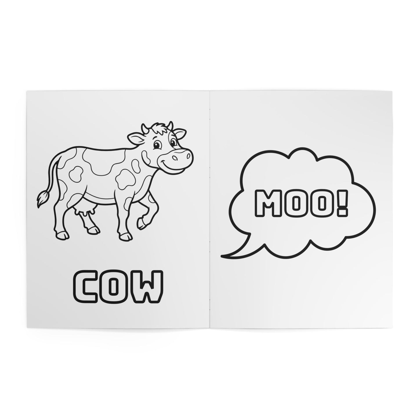 Farm Animals — Coloring Book for Kids (3-5y)