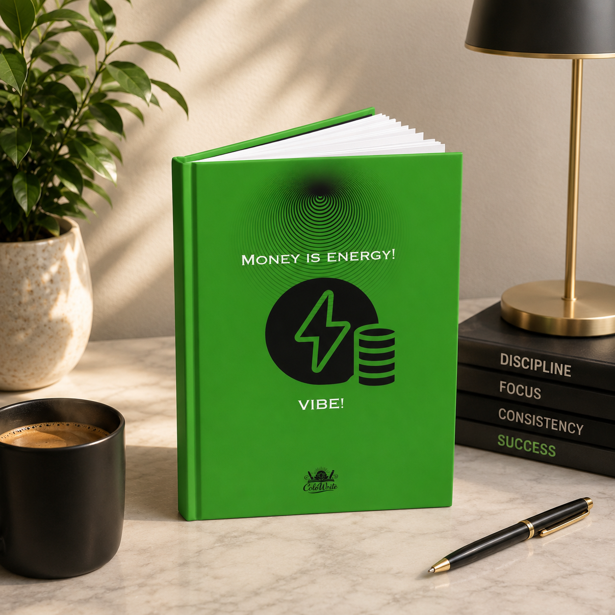 Money Is Energy — Hardcover Journal