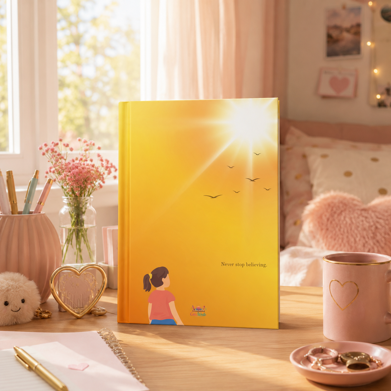 Never Stop Believing —  Hardcover Journal