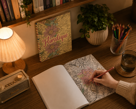 Floristique — Coloring Book for Adults