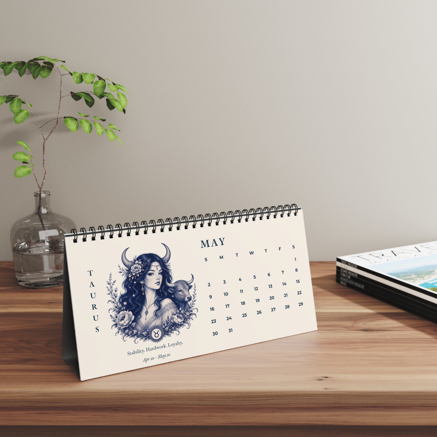 Zodiac — Desk Calendar (2027)