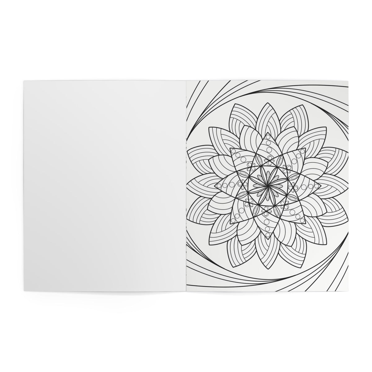 Chrometry (No. 3) — Adult coloring book with geometric floral-inspired patterns & shapes